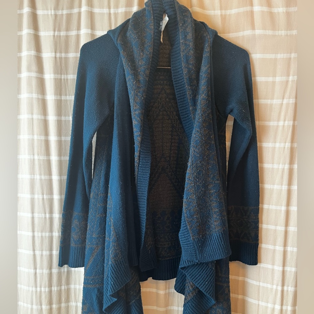 Thrifted Blue Cardigan